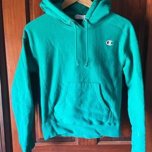 Kelly Green Champion Hoodie XS